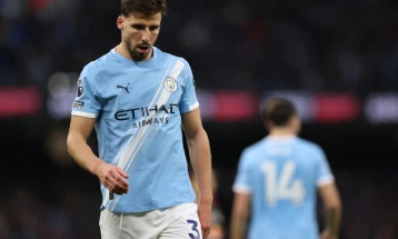 Дефанзивецот на Манчестер сити, Дијас, ќе отсуствува околу шест недели поради повреда