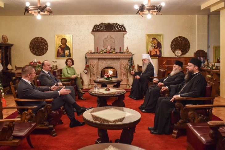 Archbishop Stefan hosts traditional Christmas reception for country’s leadership