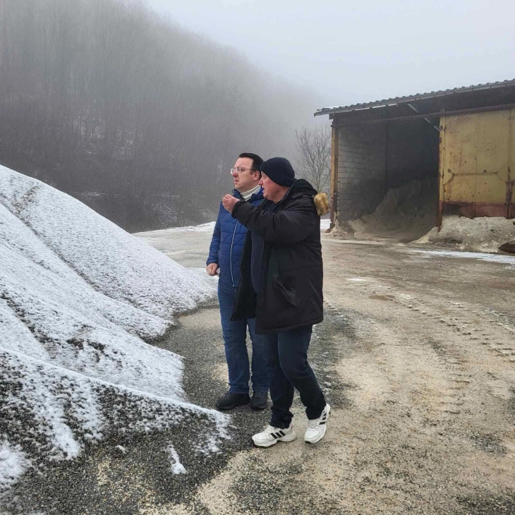 (Video) Nikolloski inspekton qafat malore Strazhë dhe Presekë, rrugët janë të kalueshme, bora pastrohet rregullisht