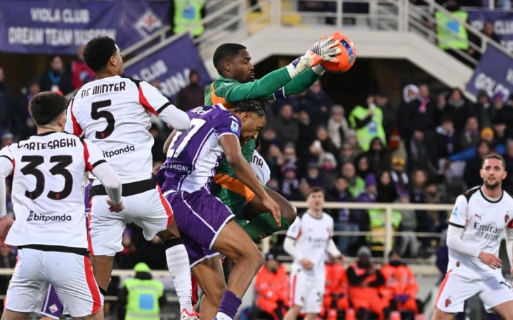 Милан избегна пораз од Фиорентина благодарение на гол во доцниот период