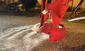 Кисела Вода со целосно ангажирана механизација за безбедно одвивање на сообраќајот