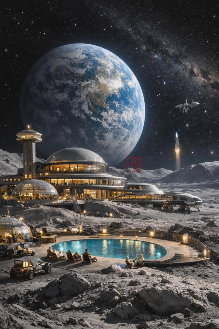 Американска компанија прави резервации за хотел на Месечината, депозитот изнесува еден милион долари