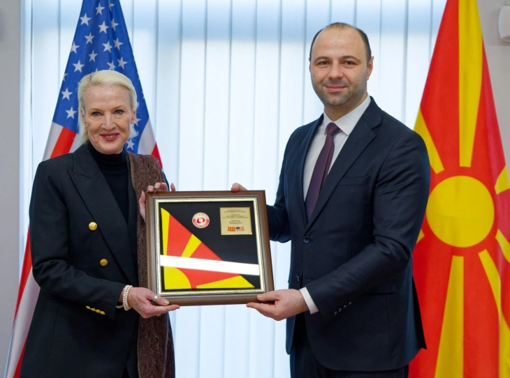 Misajlovski, Lafchiski hold farewell meeting with Ambassador Aggeler