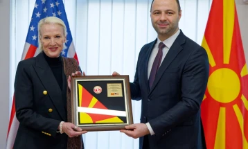 Misajlovski, Lafchiski hold farewell meeting with Ambassador Aggeler