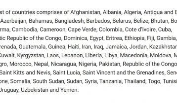 Amerika e pezulloi lëshimin e vizave për emigrantë për 75 vende, në listë edhe vendi ynë