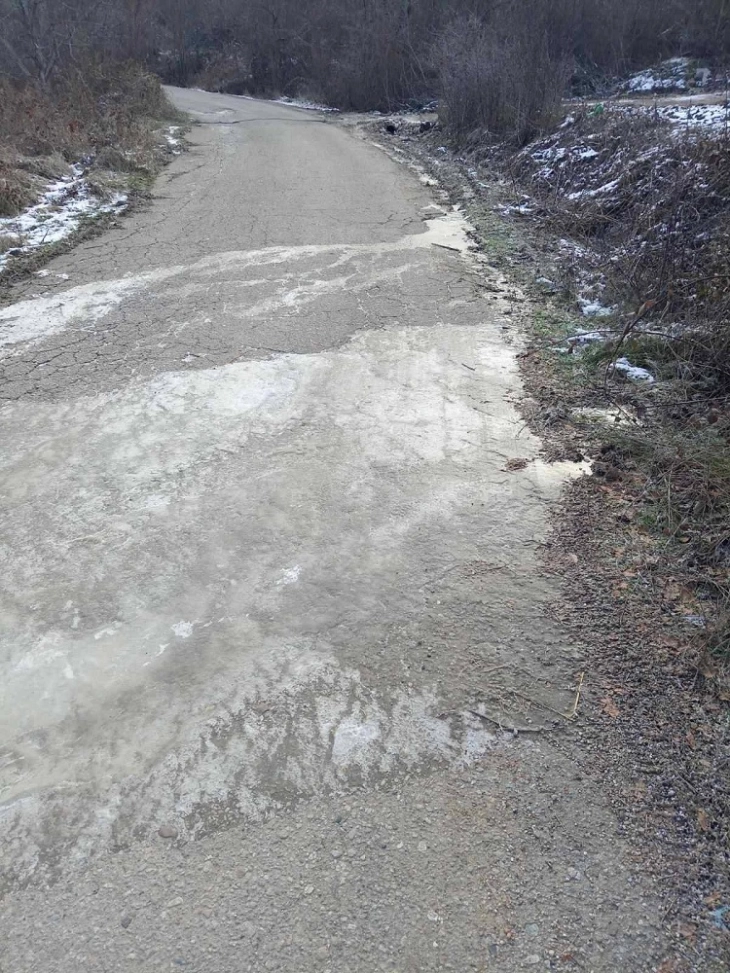 Апел од жителите на Нивичани, итно чистење на мразот кај „Кршов бунар“