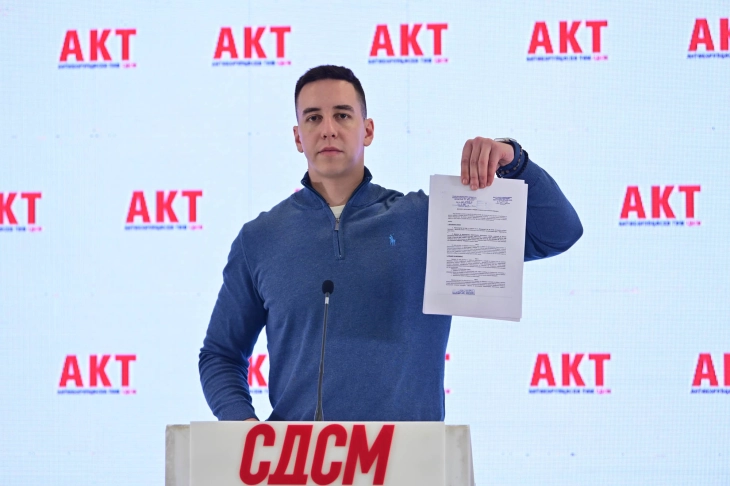 СДСМ: Тендерската мрежа на Доновски е проширена и со други семејни и партнерски фирми