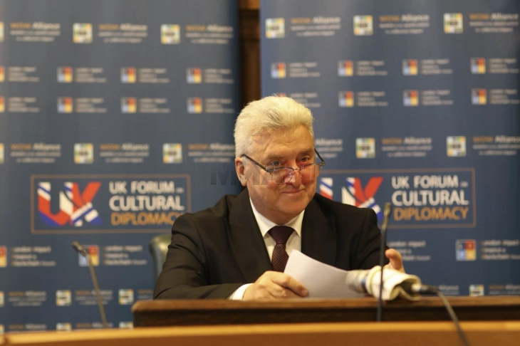 Ivanovi mbajti një fjalim në simpoziumin ndërkombëtar për diplomacinë kulturore në Parlamentin britanik