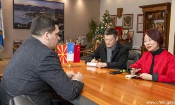 Прва посета на амбасадорката на Кина на Охрид