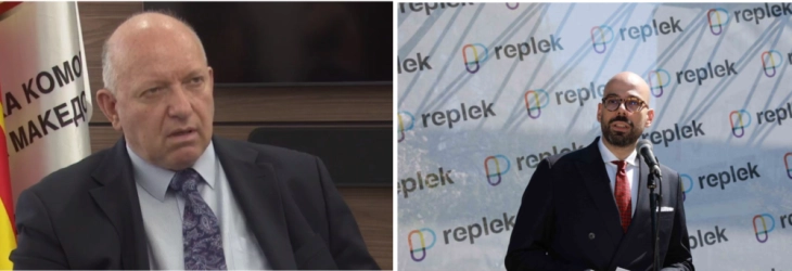 Азески и директорот Пецоски во „Реплек“ АД, на работна средба за новите инвестициски вложувања и извозните капацитети