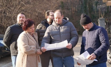 Општина Кисела Вода: Почна изградбата на атмосферска канализација на улицата Томе Арсовски во Бирарија