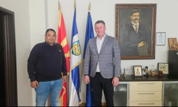 Делчевскиот градоначалник Иван Гоцевски оствари средба со индиски бизнисмен