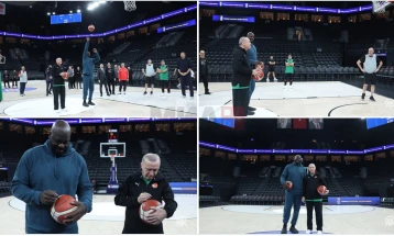 Шекил О'Нил на гости кај Ердоган и Хидајет Туркоглу