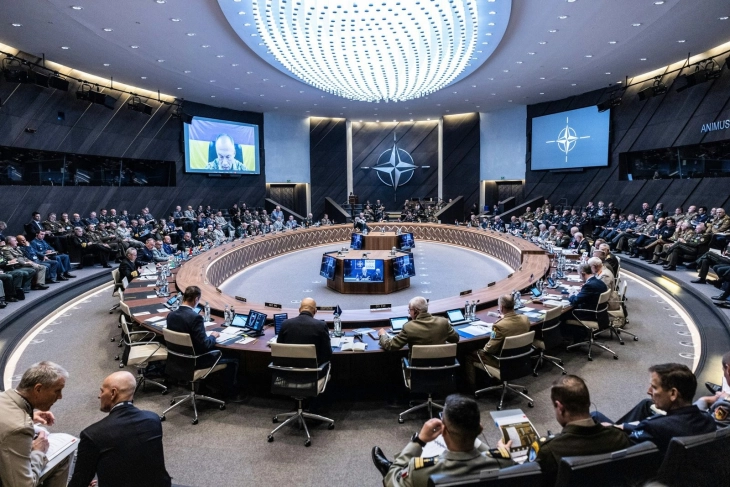 Началникот на Генералштабот на Армијата Лафчиски на состанок на Воениот комитет на НАТО