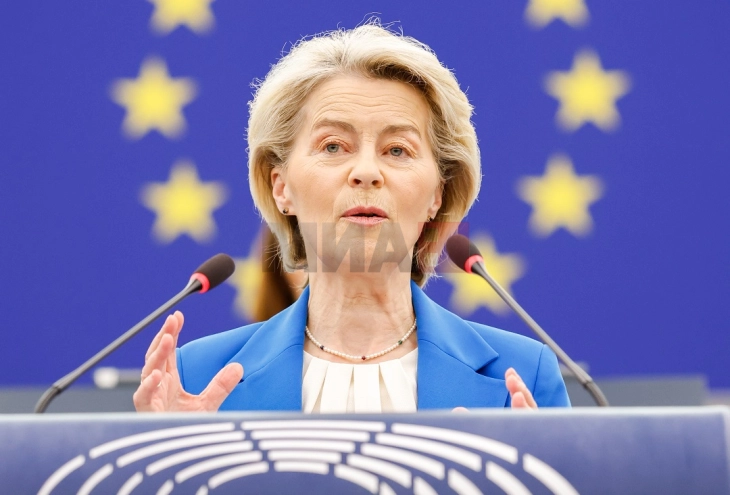 Фон дер Лајен: Во услови на трајна промена на меѓународниот поредок Европа мора да го забрза стремежот кон независност (ДПЛ)