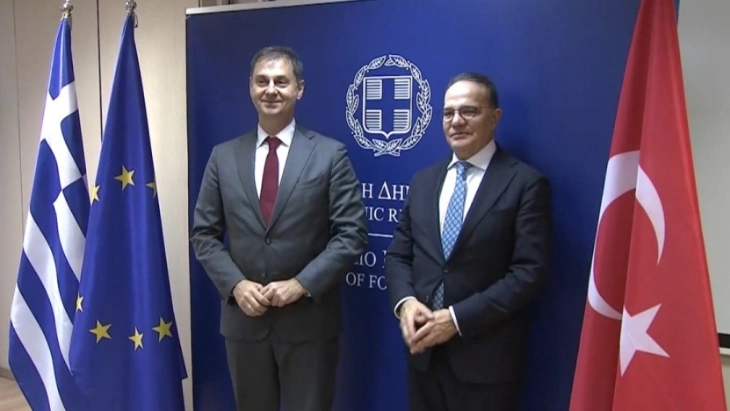 Напредокот во Заедничкиот акционен план со проекти во низа области во фокусот на средбата на замениците на МНР на Грција и Турција