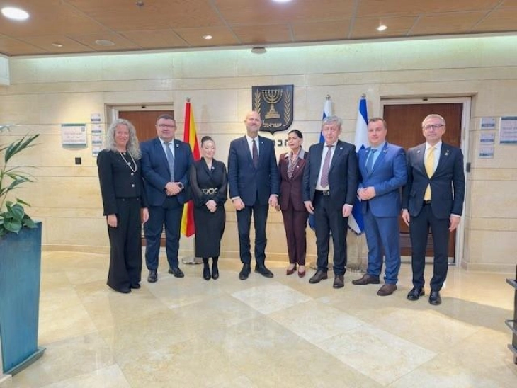 Средби на македонска собраниска делегација во Кнесетот на Израел