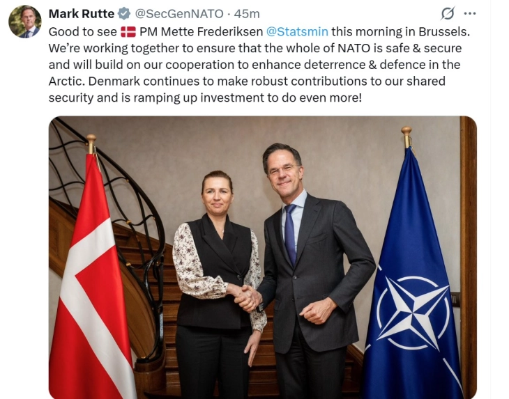 Rute: NATO po bashkëpunon me Danimarkën për të forcuar sigurinë në Arktik