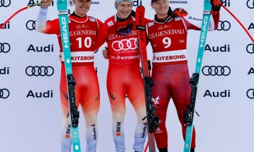 World Cup leader Odermatt claims super G win in Kitzbühel