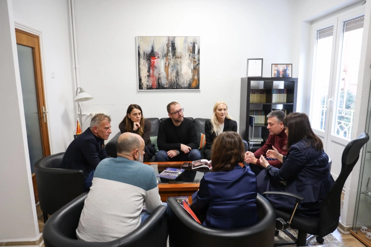 Cultural cooperation in focus as Minister Ljutkov meets Spanish-Macedonian cultural association representatives