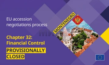 Црна Гора привремено затвори уште едно поглавје од пристапните преговорите со ЕУ