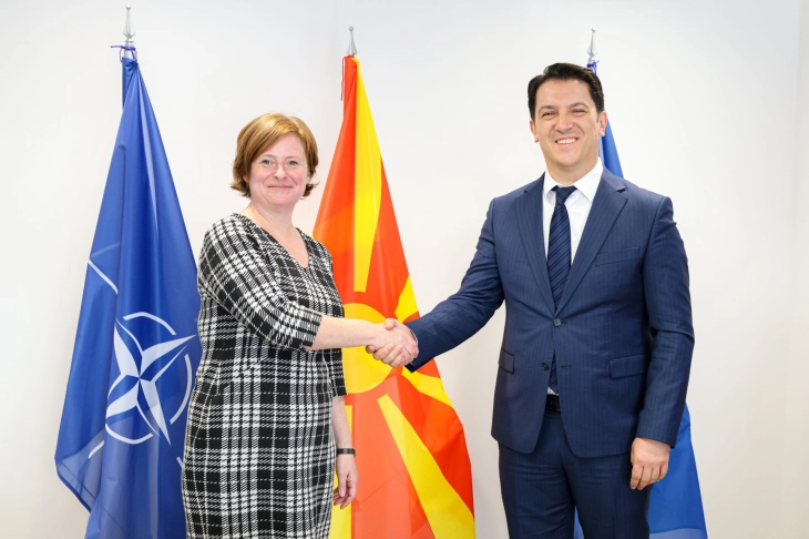 Вицепремиерот Сали на средба со германската амбасадорка Дрекслер