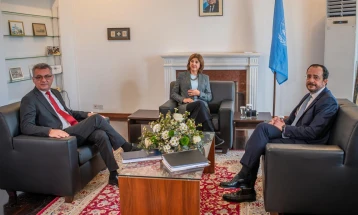 Олгин: Христодулидис и Ерхурман ќе продолжат со напорите за постигнување договори за мерките за градење доверба