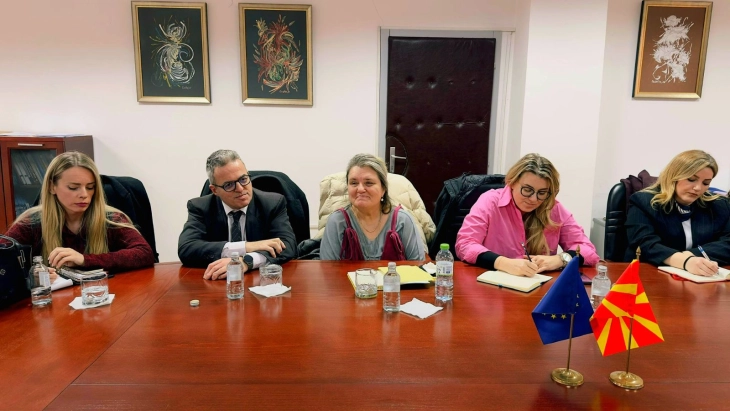 Средба на директорот на Фондот за ПИОМ, Мемов, со шефот на Мисијата на Светската банка, Станулеску