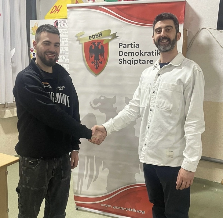 PDSH: Muarem Muharemi u zgjodh kryetar i nëndegës numër 1 nëTetovë