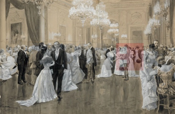 Шерон Стоун гостинка на Виенскиот оперски бал