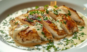 Пилешко во кари сос