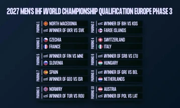 Украина или Словачка противник на македонските ракометари во баражот за СП 2027