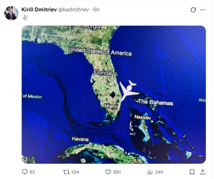 Преговарачот на Кремљ се врати во САД пред мировните разговори во Абу Даби