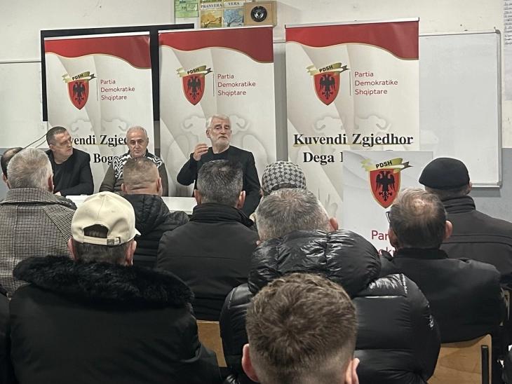 Gzim Dauti u zgjodh kryetar i degës së PDSH- Bogovinë