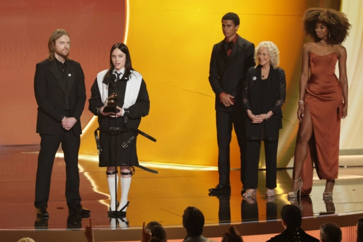 Eilish says 'no one is illegal on stolen land' after Grammys win