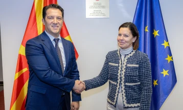 Zëvendëskryeministri Sali në Bruksel u takua me drejtoreshën për Ballkanin Perëndimor, Superti