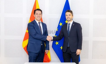 Sali në Bruksel  u takua me eurodeputetin Matej Tonin