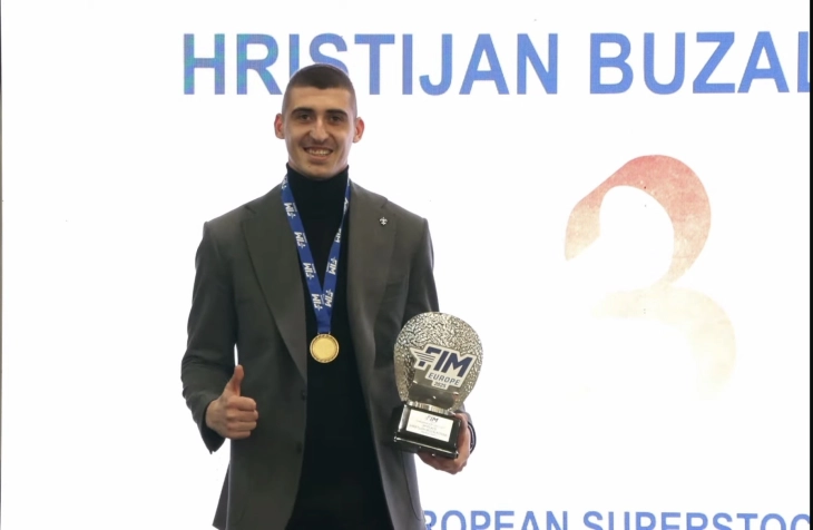 Бузалковски со нов европски медал во брзинскиот моторциклизам