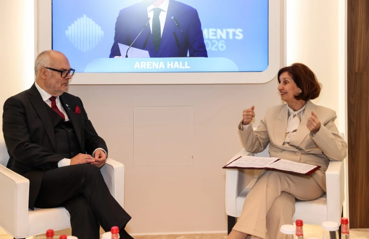 Средба Сиљановска-Давкова - Карис во Дубаи: Реафирмирани пријателските односи и поддршката на Естонија за македонските евроинтеграции