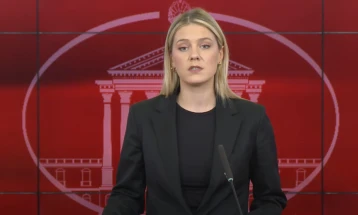 Прес-конференција на портпаролката на Владата, Митева (во живо)