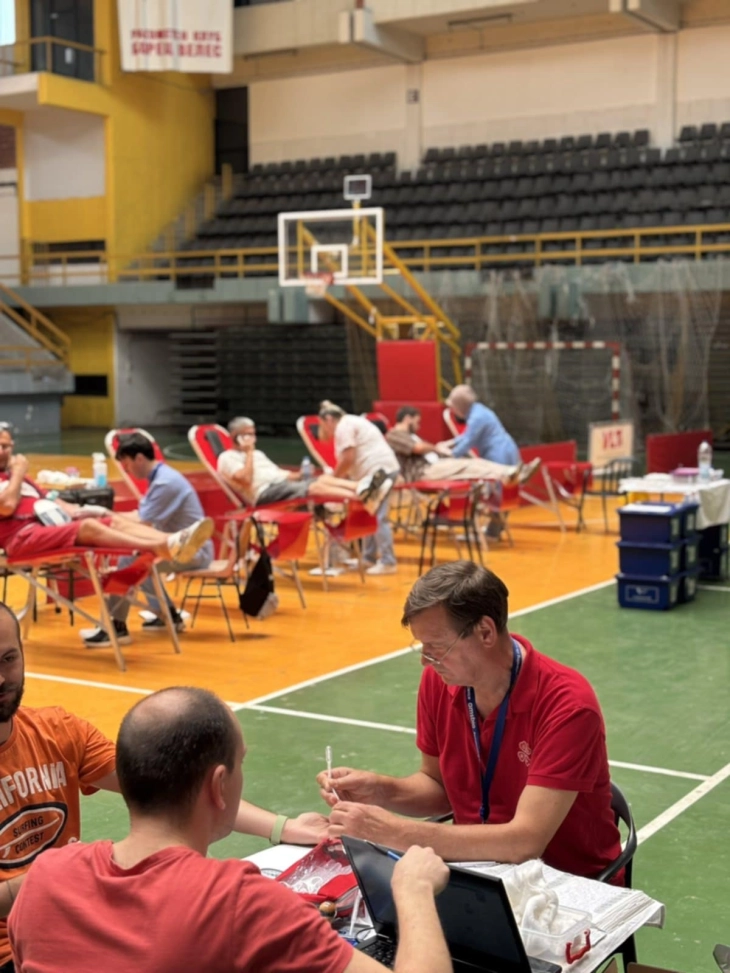 Во Велес и поширокиот регион годишниот план за крводарување за 2025, натфрлен со 204,4 проценти