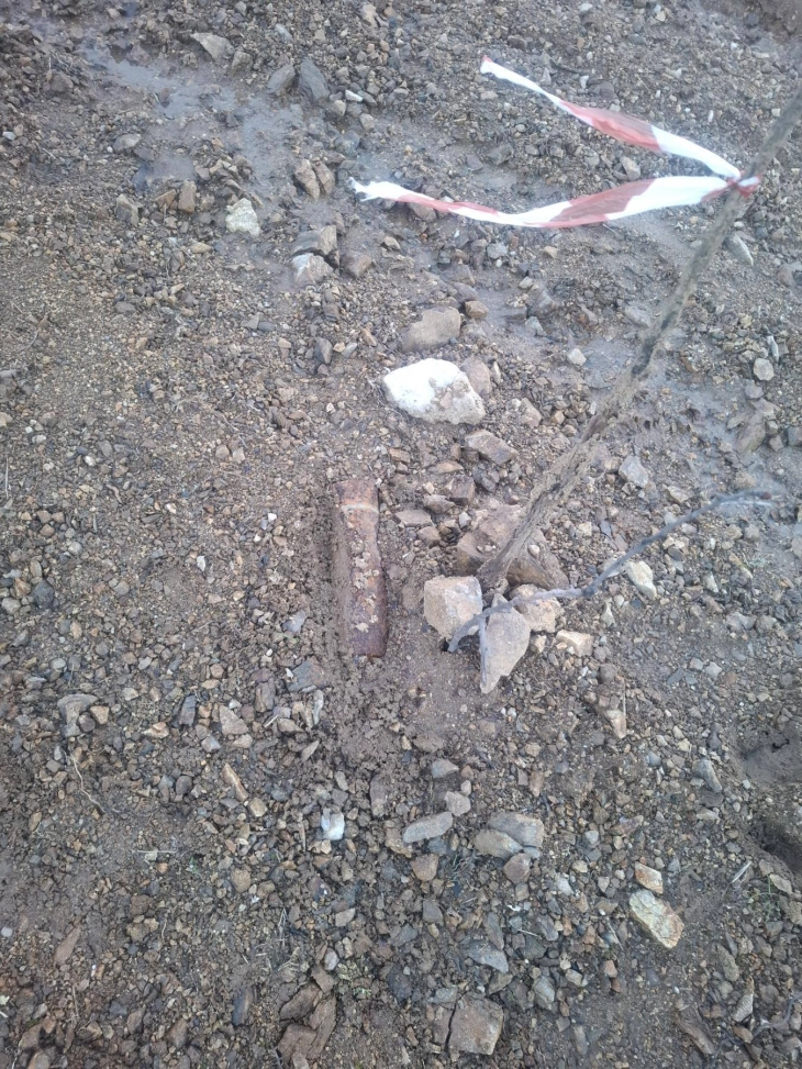 ДЗС: Отстранети шест артилериски гранати од Првата светска војна во Гевгелиско