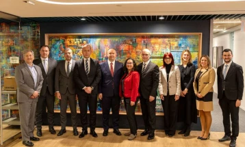 Претседателот на Собранието Африм Гаши во работна посета на Вашингтон