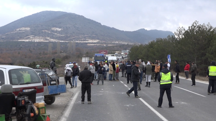 Тричасовен протест со блокада на Плетвар