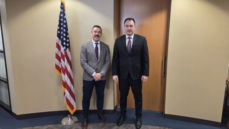 Minister Andonovski discusses cybersecurity, digitization at meetings in Washington
