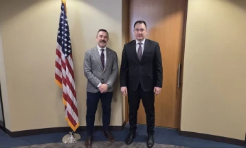 Minister Andonovski discusses cybersecurity, digitization at meetings in Washington