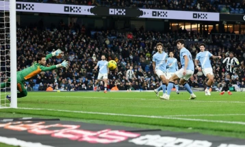 Mançester Siti e mposhti Njukasllin dhe do të luajë kundër Arsenalit në finalen e Kupës së ligës