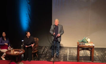 Врачена наградата „Григор Прличев“ на лауреатот Братислав Ташковски