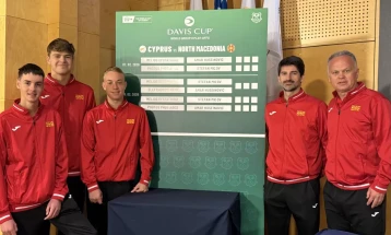 Дејвис куп: Хусеиновиќ го отвора дуелот на македонските тенисери против Кипар