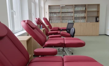 Пуштени во употреба нови простории на Институтот за трансфузиона медицина во Тетово